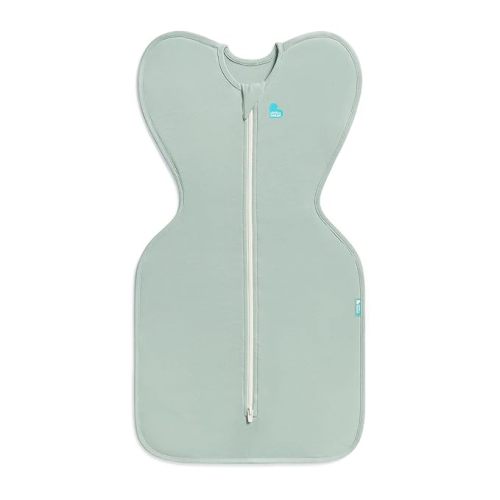 Love to Dream Swaddle, Baby Sleep Sack, Swaddle Up Self-Soothing Swaddles for Newborns, Get Longer Sleeps, Snug Fit Helps Calm Startle Reflex, Lite 0.2 TOG Sleep Sack,Olive, 8-13lbs.