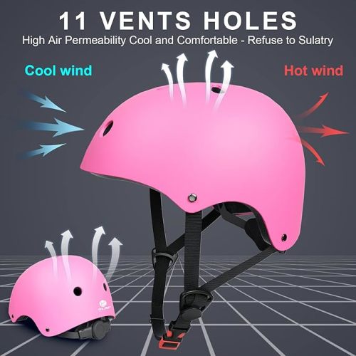 Glaf Toddler Helmet 2-4 Years Kids Bike Helmets for 2-8 Years Old Baby Girls Boys Multi-Sport Helmet Adjustable Skateboard Bicycle Helmet Lightweight 2 Sizes for Toddler to Youth