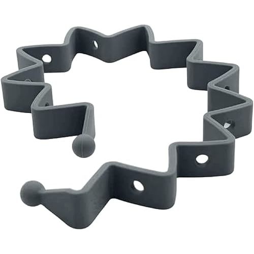 Busy Baby Toy Bungee - Dishwasher Safe Toy Strap - 100% Food-Grade Silicone (Pewter)