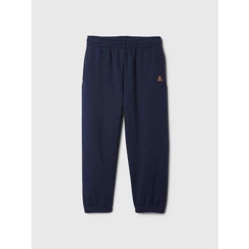 babyGap Vintage Soft Brannan Bear Joggers in navy blue, size: 6-12 M