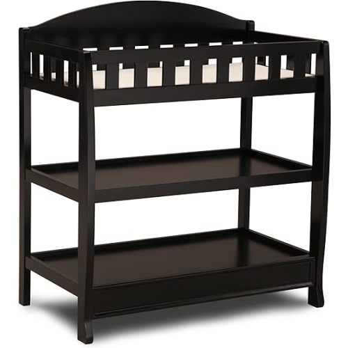 Delta Children Infant Changing Table with Pad, Black