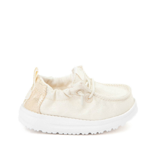 HEYDUDE LILDUDE Slip-On Casual Shoe - Baby - Champagne Glitter | Journeys