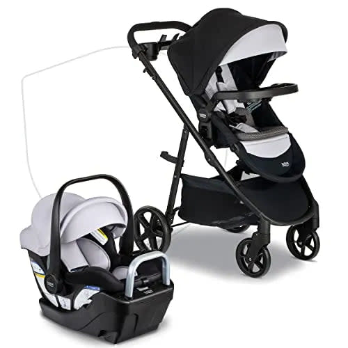 Britax Willow Brook S+ Baby Travel System - Glacier Onyx