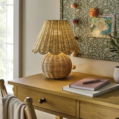 Table Lamp With Woven Base And Woven Shade - Threshold™ Designed With Studio Mcgee