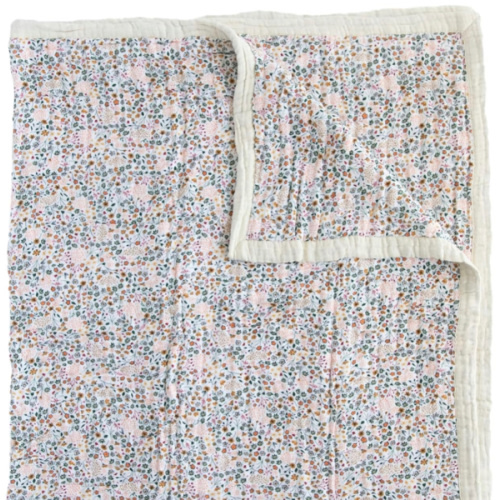 Little Unicorn – Pressed Petals Cotton Muslin Quilt X-Large Blanket| 100% Cotton | Super Soft |Toddlers and Adults | X-Large 60” x 72” | Machine Washable : Baby