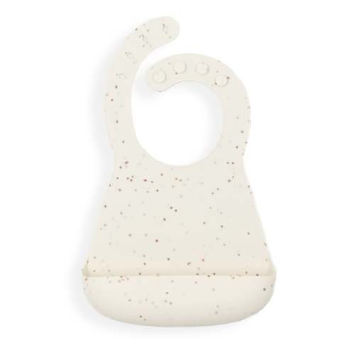 Silicone Bib - Brown Speckle