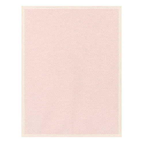 Harborview Herringbone Ballet Pink Mini Blanket
