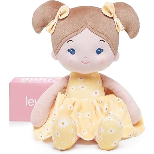 Soft Baby Doll Toys (12''), My First Baby Rag Doll for 1 Year-Old Girl Birthday Gift, Christmas Plush Toys Gift for Toddler Kids Infants -Daisy Girl