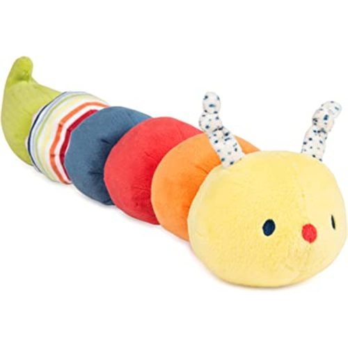 Baby GUND Tinkle Crinkle Collection Essential Caterpillar Stuffed Animal Sensory Plush, 14”
