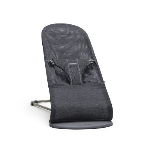 BabyBjorn Bouncer Bliss Mesh Anthracite | Rockers & Bouncers | Baby Bunting AU
