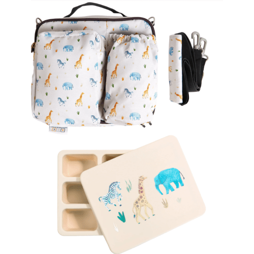 Bento and Lunch Bag Set Safari – Austin Baby Collection