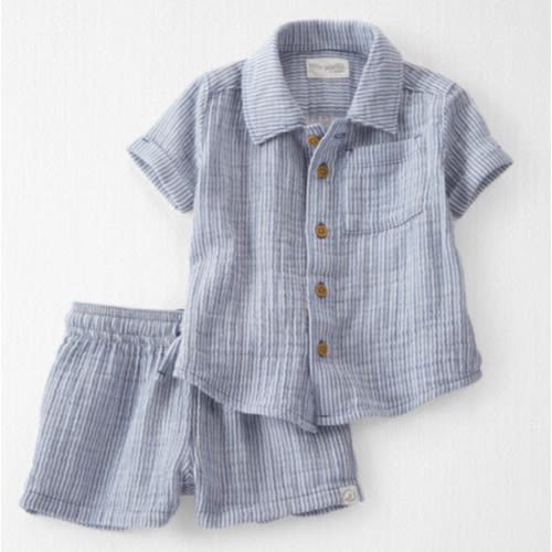 Baby 2-Piece Organic Cotton Gauze Set
