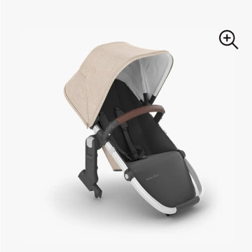 Rumbleseat V2+ Declan - Oat Mélange | Silver Frame | Chestnut Leather - Declan - UPPAbaby