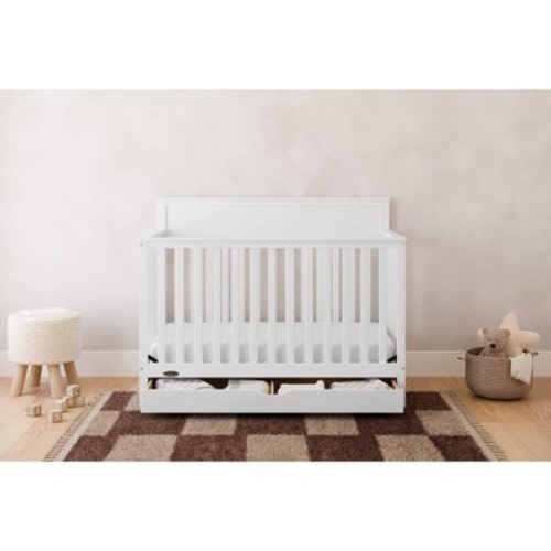 Graco Shiloh 5-in-1 Convertible Crib with Drawer - White