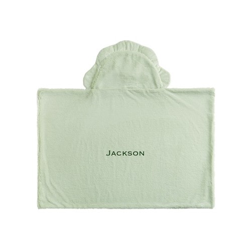 Dino Faux Fur Baby Hooded Towel | Pottery Barn Kids