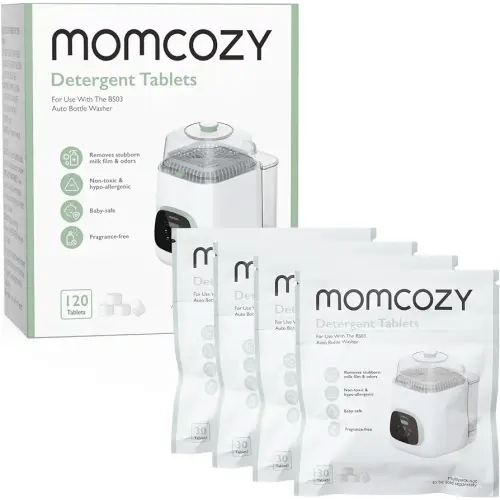 Momcozy Official Washing Block for Momcozy KleanPal Pro Baby Bottle Washer, 120 Tablets
