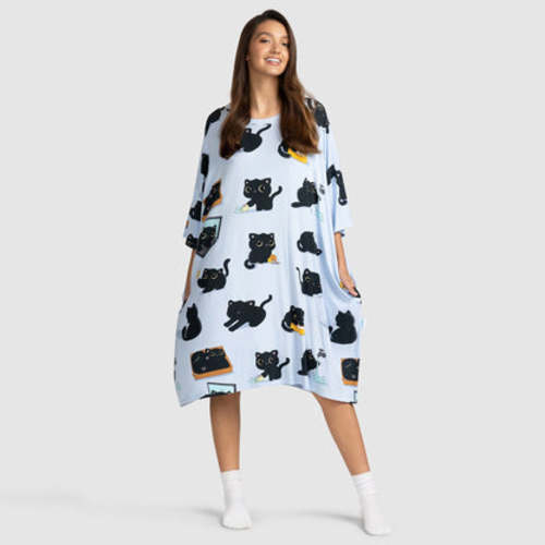 Black Cat Sleep Tee – The Oodie