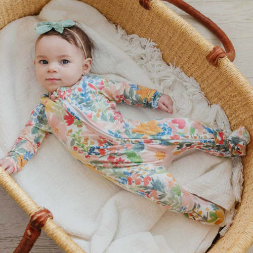 Zip-Up Footie Pajama - Lark