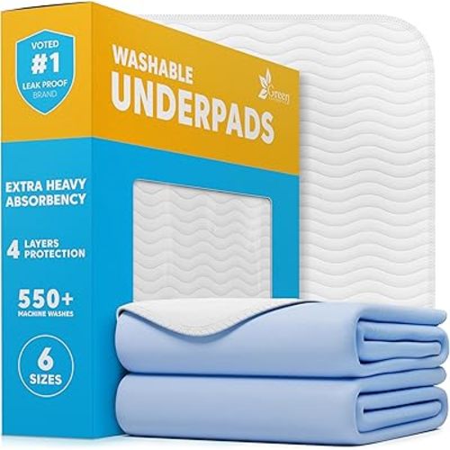 Washable Pads - Thick Heavy Absorbent Waterproof