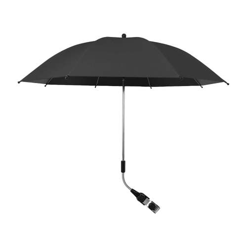 BingTong Strollers Sun Umbrellas Universals Baby Pram Parasol Wagon Camping Carts Shade Umbrella UPF50+ Kids Strollers Sun Shade Adjustable Clip On Strollers Umbrella B-Black