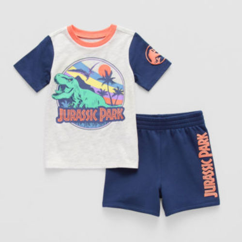 JC Penny Toddler Boys 2-pc. Jurassic World Short Set