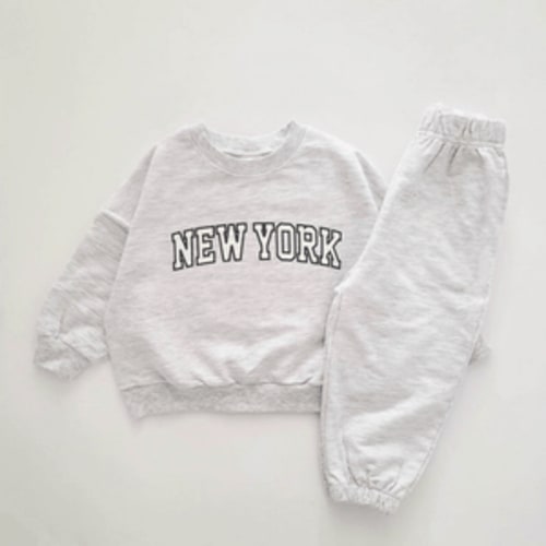 New York Sweatshirt & Jogger Pants Set – Teeny Mini Me