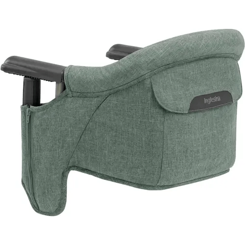 Inglesina Fast Table Chair - Award-Winning Baby High Chair for Eating & Dining -Compact, Portable & Foldable -Leaves No Scratches -for Babies 6-36 Months & 1-3 Year Old Toddler -(Pine Green Mélange)