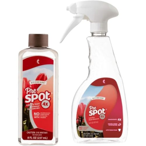 Bundle Set of Melaleuca Prespot 4X Concentrate, 8 Ounces and Spray Bottle