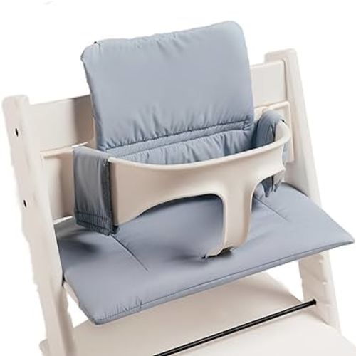Cushion Compatible with Stokke Tripp Trapp - Waterproof Soft Seat Cushion for Infants, Babies & Toddlers - High Chair Accessories, Easy to Install, Easy to Clean – Dreamy Sky