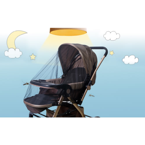 Mosquito Net for Stroller (2 Pack) - Durable Baby Stroller Mosquito Net - Perfect Bug Net for Strollers, Bassinets, Cradles, Playards, Pack N Plays and Portable Mini Crib (Black) … …