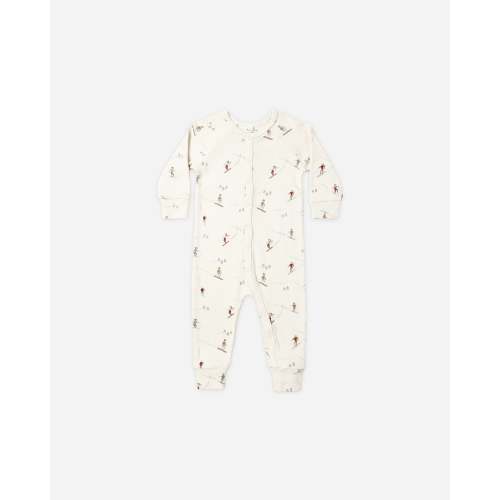 Organic Long John Pajamas || Skiers – Rylee + Cru