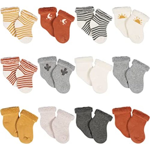 Gerber Baby 12-pair Sock Bundle