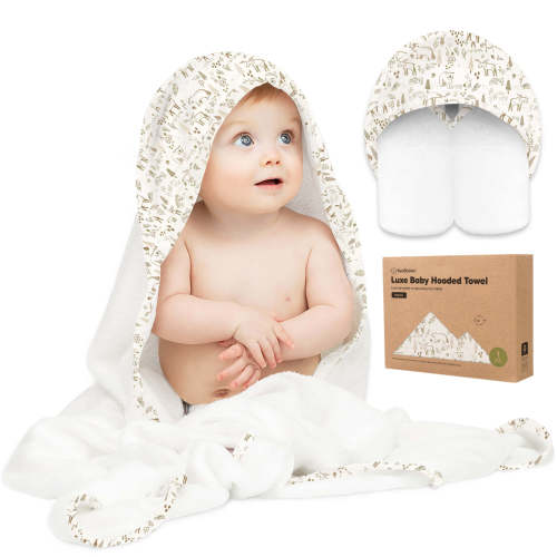 Luxe Baby Hooded Towel - Wildwood / Regular