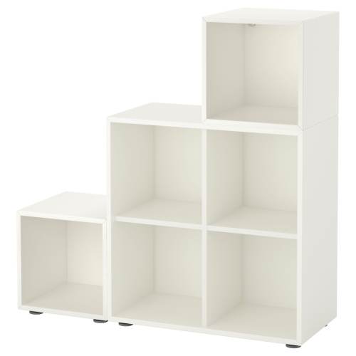 EKET Storage combination with feet - white 41 3/8x13 3/4x42 1/8 "