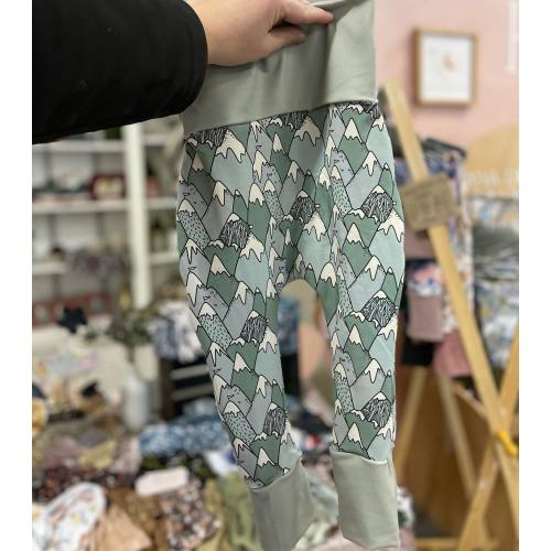 Mint Mountains Grow with Me Pants