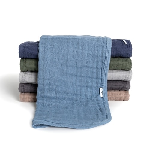 6-Pack Baby Boys Blues & Browns Muslin Burp Cloths – Gerber Childrenswear