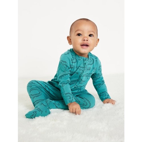 2-Way-Zip Sleep & Play Footed One-Piece for Baby | Old Navy
