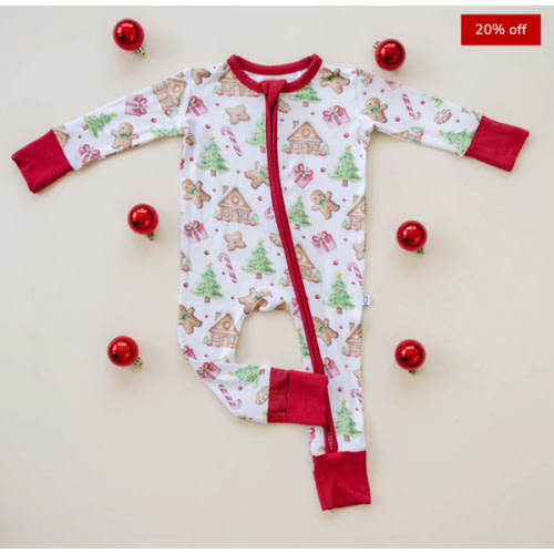 Gingerbread Wonderland Zippie Jammie