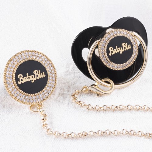 Luxury Baby Name Pacifier & Clip Set
– LIORE'e