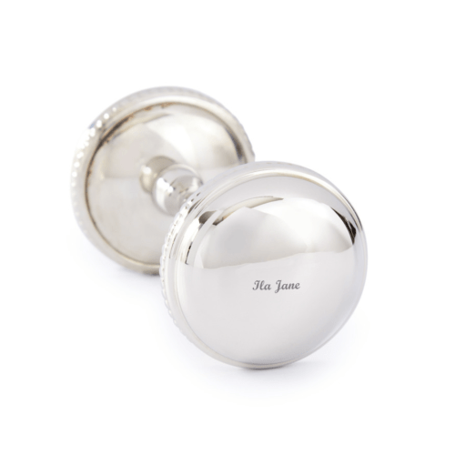 Silver Baby Rattle
