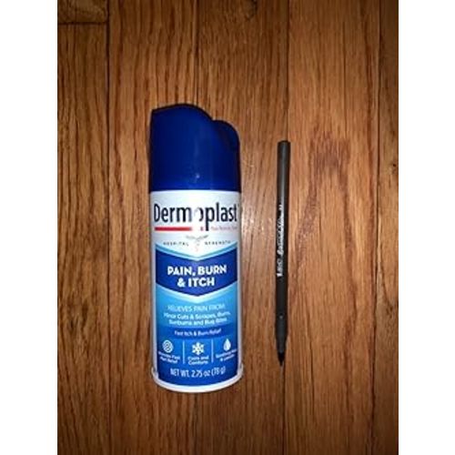 Dermoplast Pain, Burn & Itch Relief Spray for Minor Cuts, Burns and Bug Bites, 2.75 Oz (Packaging May Vary) - Relief Spray (1 Pack)