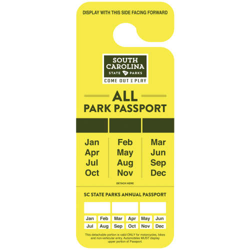 All Park Passport - Yellow - South Carolina State Park Web Store