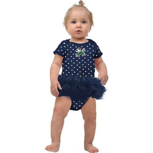 Two Feet Ahead Newborn Baby Girl Bodysuit Creeper Hearts Tutu Skirt Dress Sizes 0-3M 6M 12M