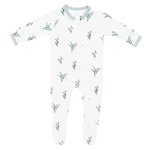 KYTE BABY Unisex Zipper Closure Footies, Rayon Made From Bamboo, 0-24 Months