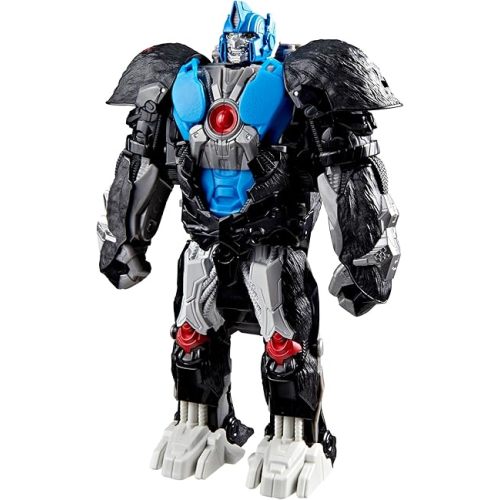 Transformers Smash Changers Optimus Primal Action Figure, Changes from Robot Toy to Gorilla Toy, Ages 6+