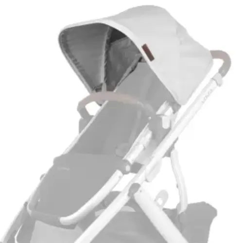 Canopy Fabric for Vista V2/Cruz V2 - Bryce - White Marl