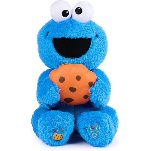 GUND Sesame Street Official Peek-a-Boo Cookie Monster Plush, Stuffed Animal Sensory Toy for Babies and Toddlers, Ages 1 and Up, Blue, 11”