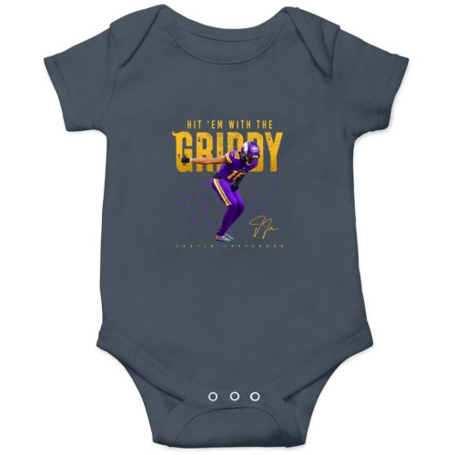 Justin Jefferson Mr. Griddy Onesies sold by AnemoneLimited 35% OFF | SKU 390994890 Printerval