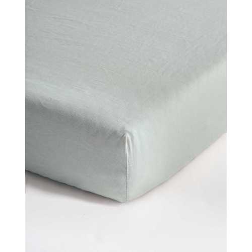 European Linen Fitted Crib Sheet