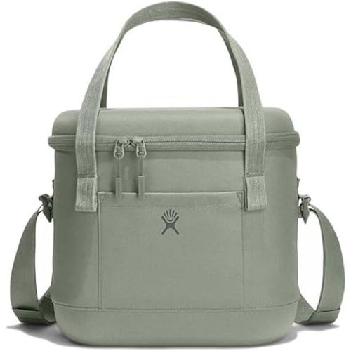 Hydro Flask Cooler Bag for Beach, Beverages and Travel - Insulated Soft Lunch Bag - 12 L Capacity in Agave Green